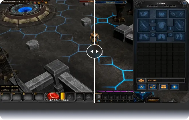 Updated interface